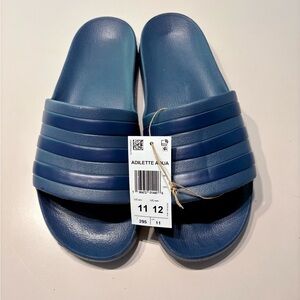 adidas Blue Slide Sandals